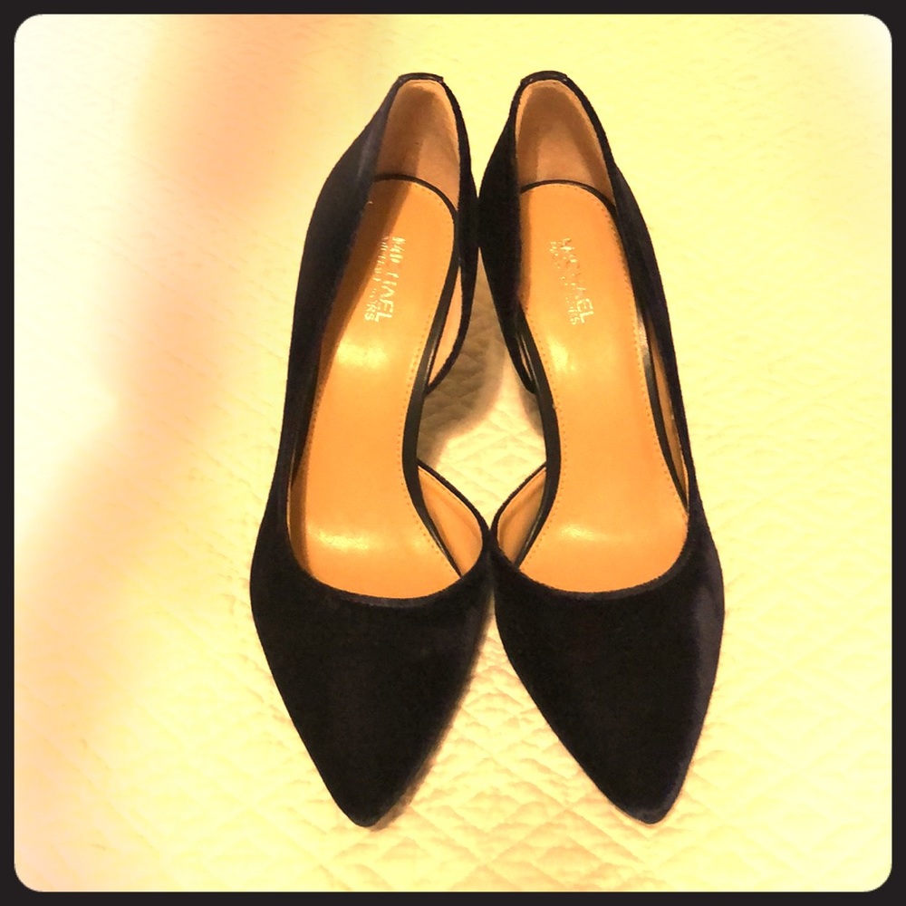 Michael Kors Velvet Heels, Size 6